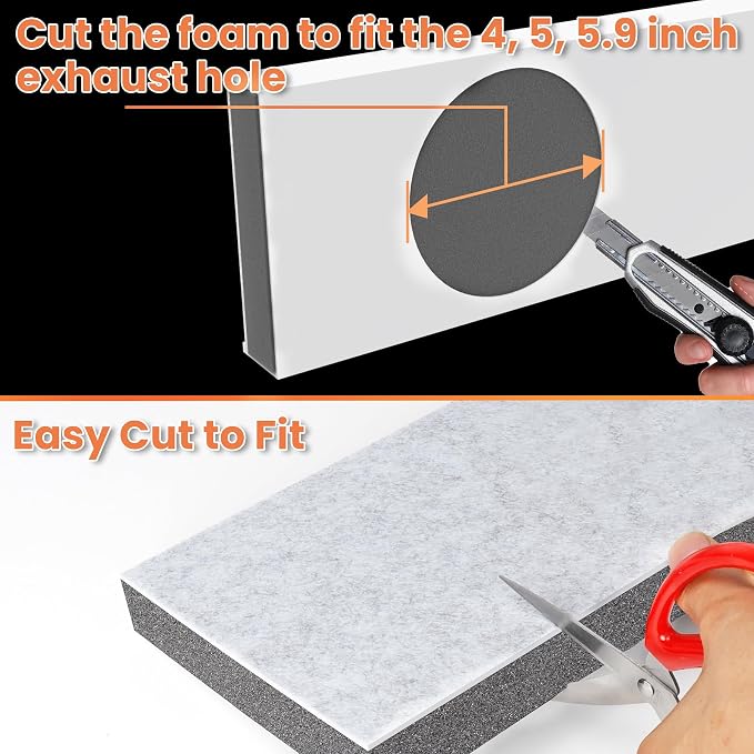 GCGOODS Insulated Foam Panels for Portable Air Conditioner Window Vent Kit - Image 7