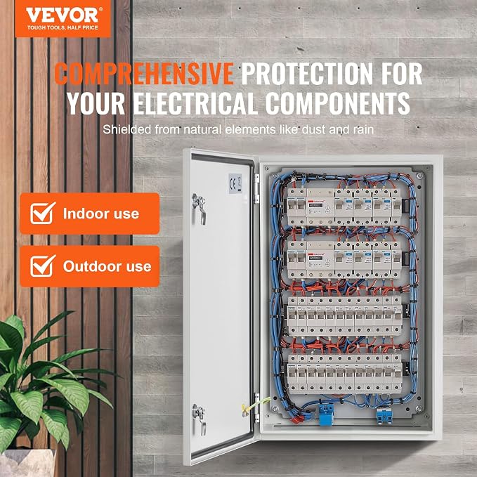 VEVOR Steel Elеctrical Boх 24'' x 16'' x 12'' Electrical Eոclosure Bоx - Image 2
