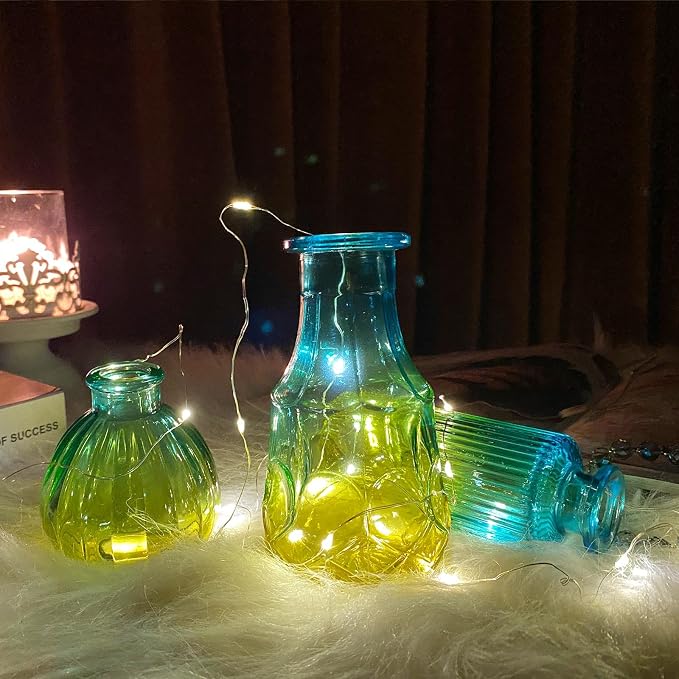 Glass Bud Vases in Bulk Set of 30 Pcs, Small Glass Vases - Image 5