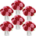 6 Set Pre-Made Flower Table Centerpieces by SEKNHOP