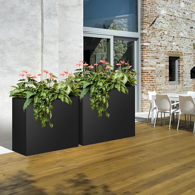 28"x12"x28" Steel Planter Box | Heavy-Duty Rust Resistant Steel Planter - Image 9