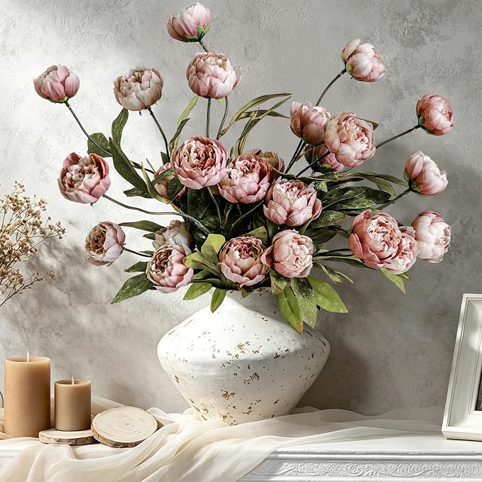 6Pcs Viral Peony Artificial Flowers - Image 3