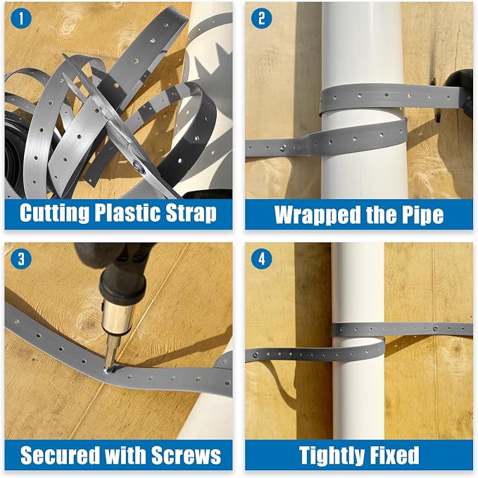 Plastic Hanger Strap 3/4 Inch x 52Feet Reinforced Flexible Hanger Strap - Image 5