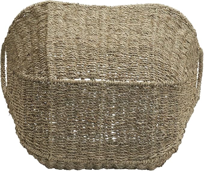 Household Essentials Brown Wicker Storage Basket - Image 6