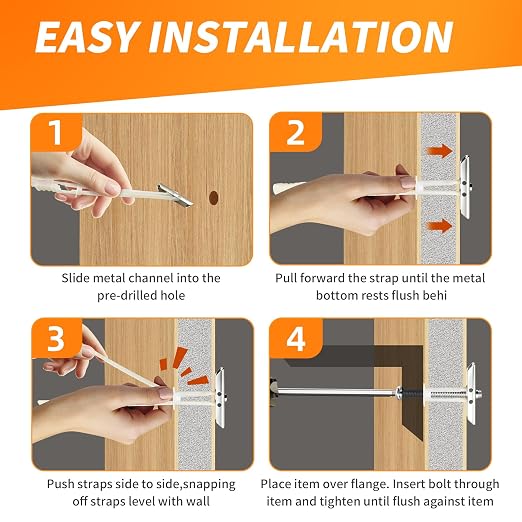 Heavy Duty Drywall Anchor Bolts Kit – 1/4"-20 - Image 5