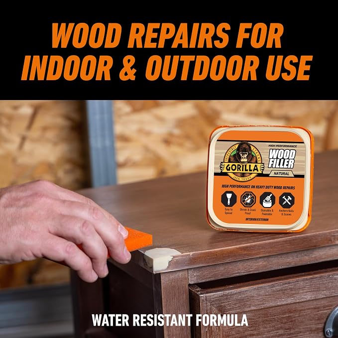 Gorilla All Purpose Wood Filler Kit, - Image 6