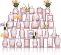 Glass Bud Vases Set of 32 by Unknown