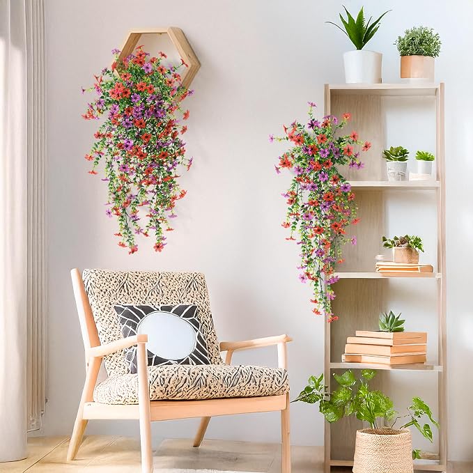Artificial Hanging Flowers Plants - Image 5
