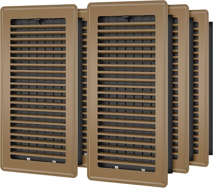 Floor Register 6x12, 6 Pack Floor Vent Covers by HQZHQZ