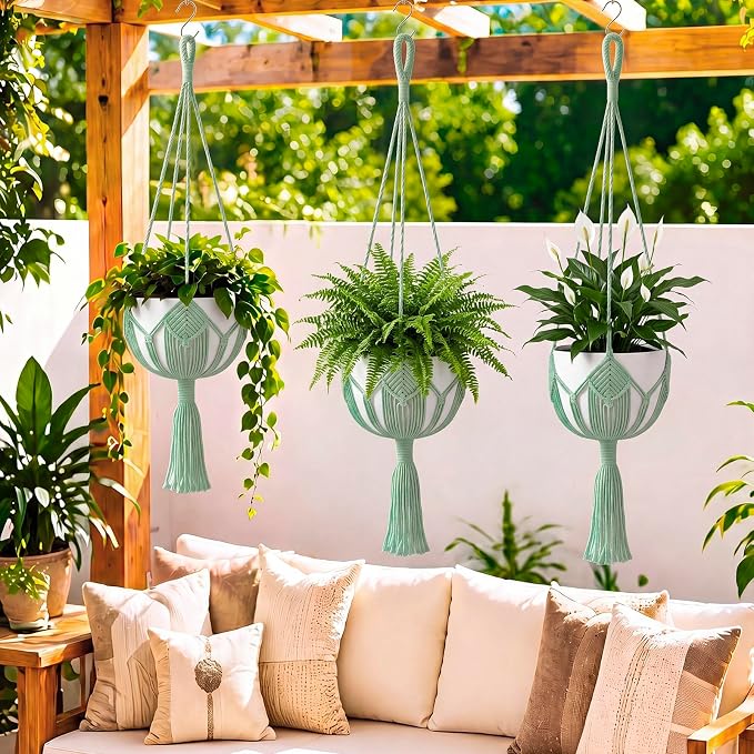 Shappy Boho Macrame Plant Hanger - Image 3
