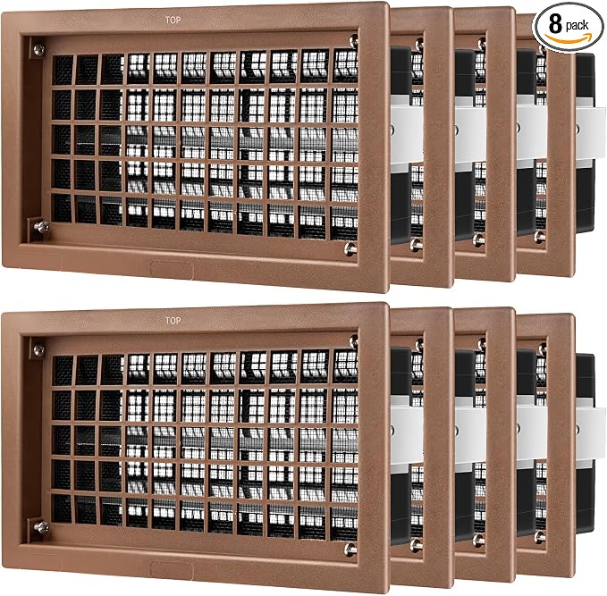 Crawl Space Foundation Vent Cover Automatic 8x16 Inch by Unknown