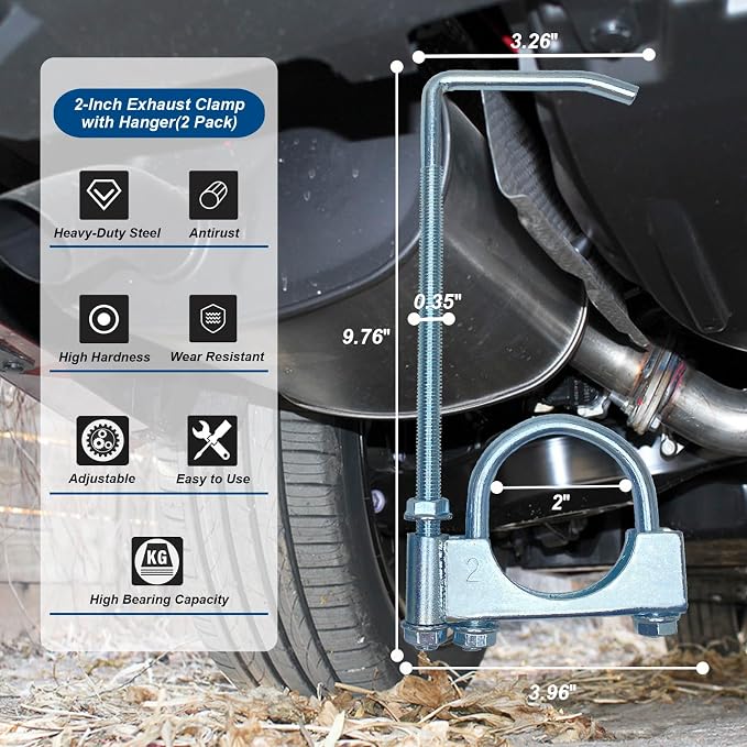 2" Universal Exhaust Clamp - Image 2