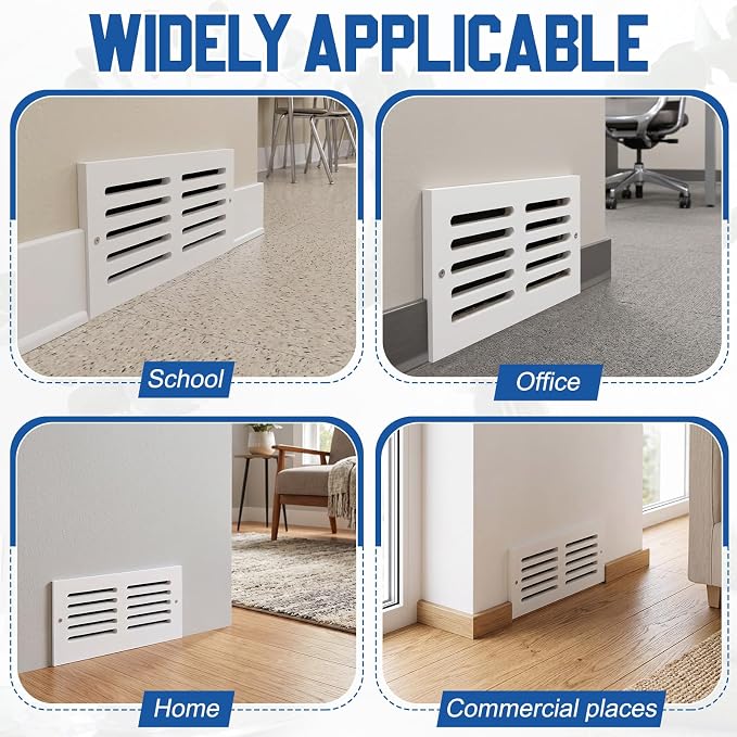 Leinuosen 4 Pcs 12 x 6 Inch Return Air Vent Cover Fit - Image 6