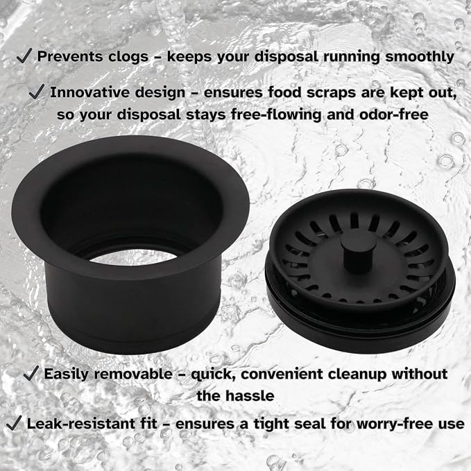 Westbrass D2082S-62 3-1/2" Extra-Deep Collar Kitchen Sink Waste Disposal Flange - Image 9