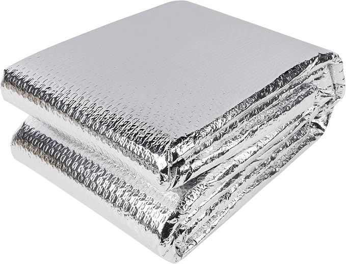 winemana Window Insulation Roll, 59IN x 8FT Reflective Heat Shield Bubble Film by winemana