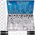 ZDBB 32 Size 1228 PCS Silicone O-Ring Kit by ZDBB