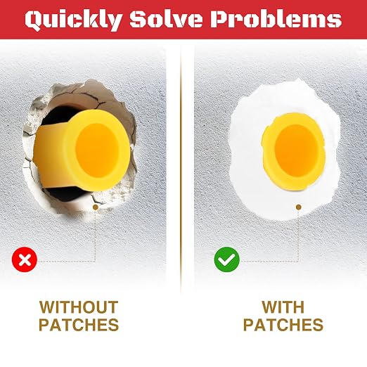 Drywall Anchor Repair Kit, Loose Wall Anchor Fix Patches, Only Wet Can Fix Wall - Image 3