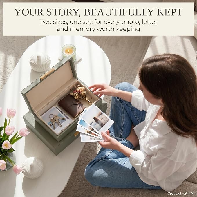 Decorative Storage Boxes with Lids - Image 8