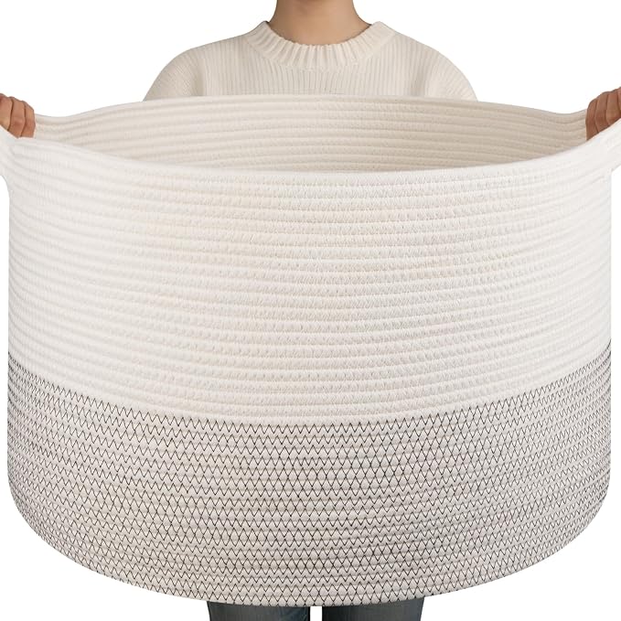 OIAHOMY 90L XXXLarge Blanket Basket by MasterofSpaceOptimization