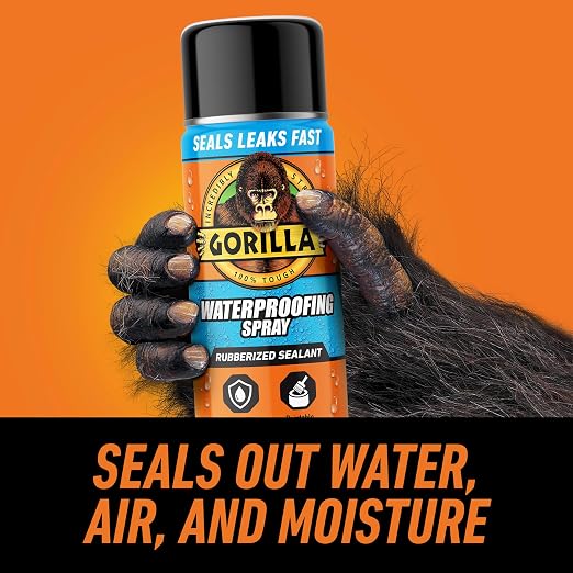 Gorilla Waterproofing Spray, 16 oz, Flexible Sealant | Rubberized Coating - Image 2