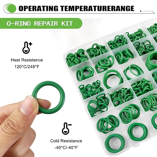 O Rings O-Ring Assortment Kit 36 Metric SAE Sizes - Image 2