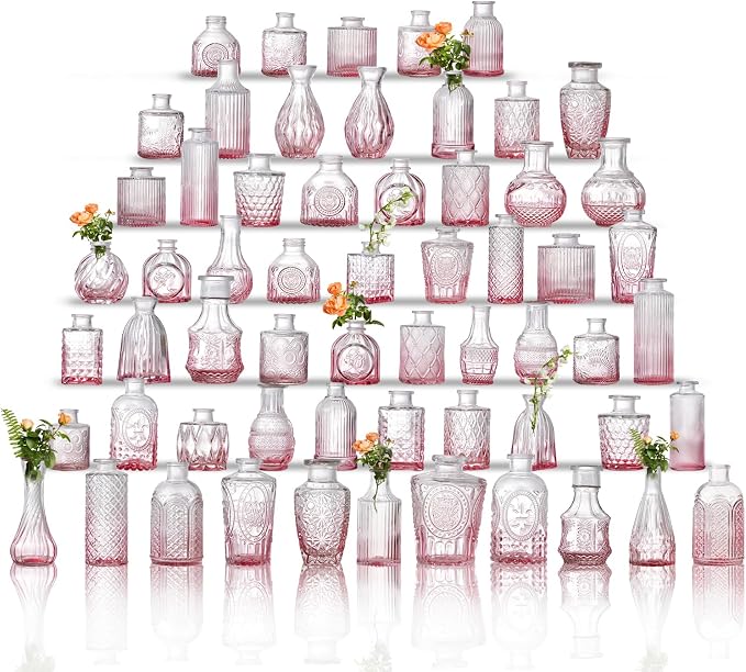 Glass Bud Vase Set of 60 by Ulodimi