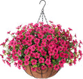 Artificial Fake Hanging Plants Flowers Basket by HyeFloraartificialflowers