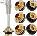 Zonon 6 Pcs 1 Inch x 3/4 Inch 100% Brass Closet Spud Urinal Spud Flush Valve by Zonon