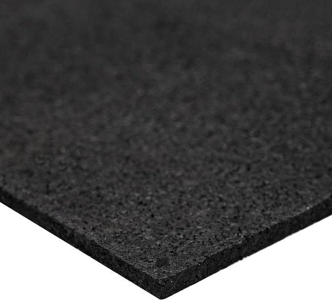 MSI Rubber Utility Mat 60in. x 96in. Black Non-Slip Floor Mat Tile - Image 5
