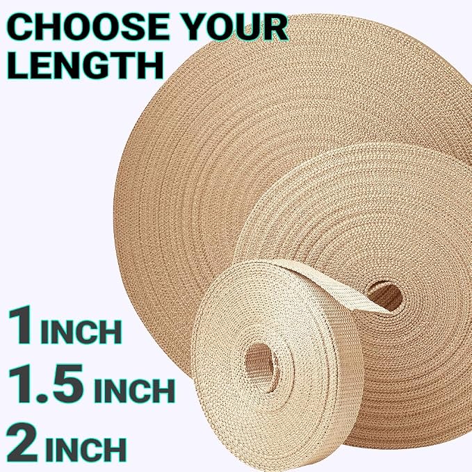 Webbing Strap, 3/4" to 2", 10-50 Yds, EDC gear, backpack repair and pet dog - Image 7