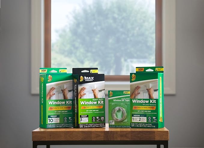 Duck MAX Strength Window Insulation Kit, Winter Window Seal Kit Fits up to 10 - Image 6
