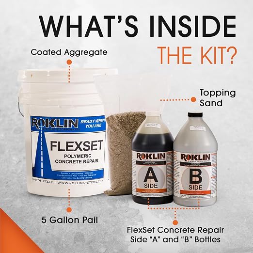 Roklin Systems Inc. FlexSet Rapid Concrete Repair - Image 7