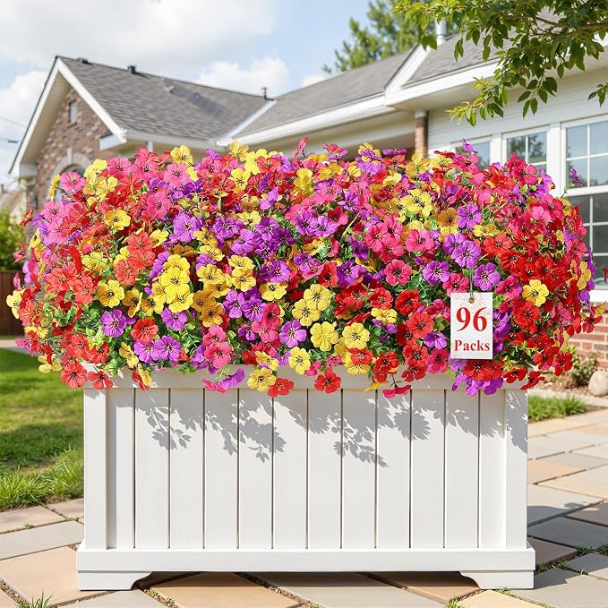 Alupssuc 96 Bundles Artificial Flowers by Alupssuc
