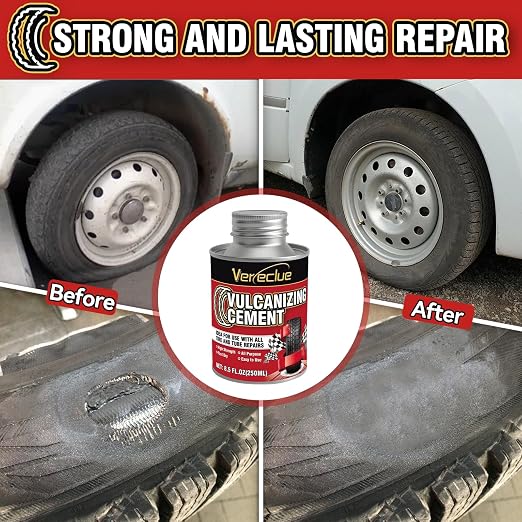 Chemical Vulcanizing Cement, All Purpose Rubber Cement, Heavy Duty Tire Patch - Image 3