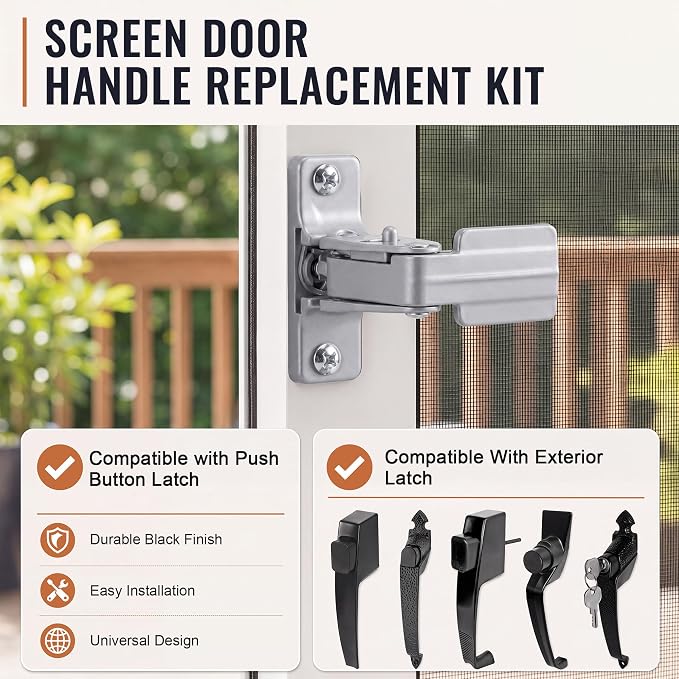 Storm and Screen Door Latch Repair Kit - Image 2
