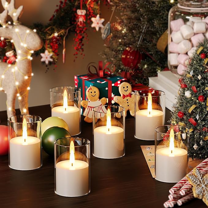 12Pack Flameless LED Candles, Remote & Timer, Battery Powered, Wedding Tables - Image 4