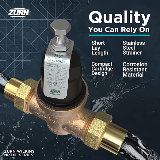 Zurn Wilkins 34-NR3XLDU 3/4" NR3XL Pressure Reducing Valve - Image 10