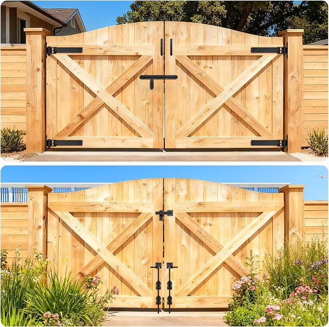 Heavy Duty Gate Hinges, 900 Lbs Capacity and Built-in Sealed Ball Bearings | - Image 2