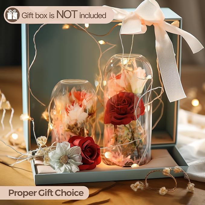ComSaf Glass Bud Vases in Bulk, Mini Flower Display, Wedding Decor, Table - Image 7