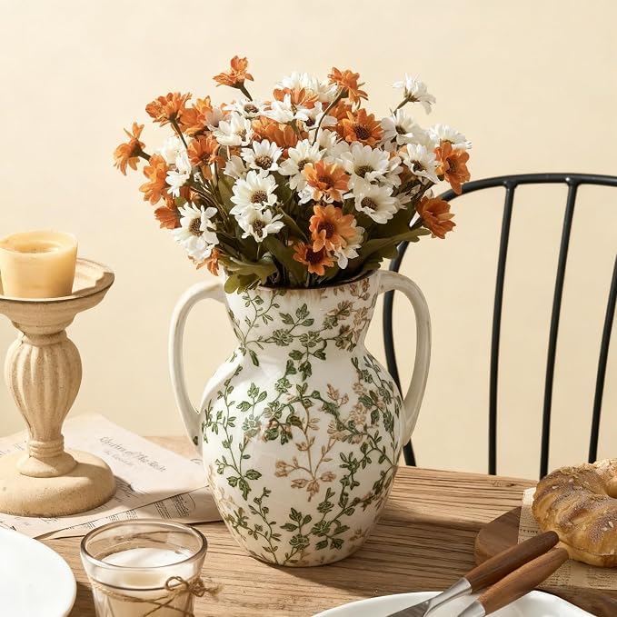 Emotionally Grounded Vase, Vaseking Large Ceramic Rustic Vase - Image 4