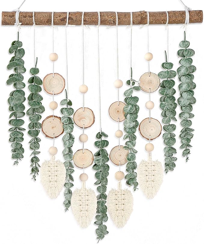 Sggvecsy 21’’ Eucalyptus Wall Hanging Decor Artificial Eucalyptus Plant Fake by Sggvecsy