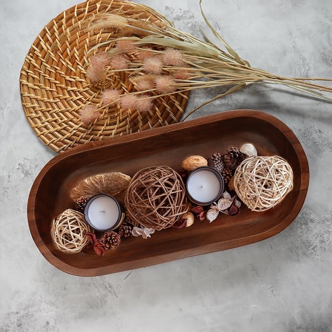 Wooden Dough Bowl - Image 4