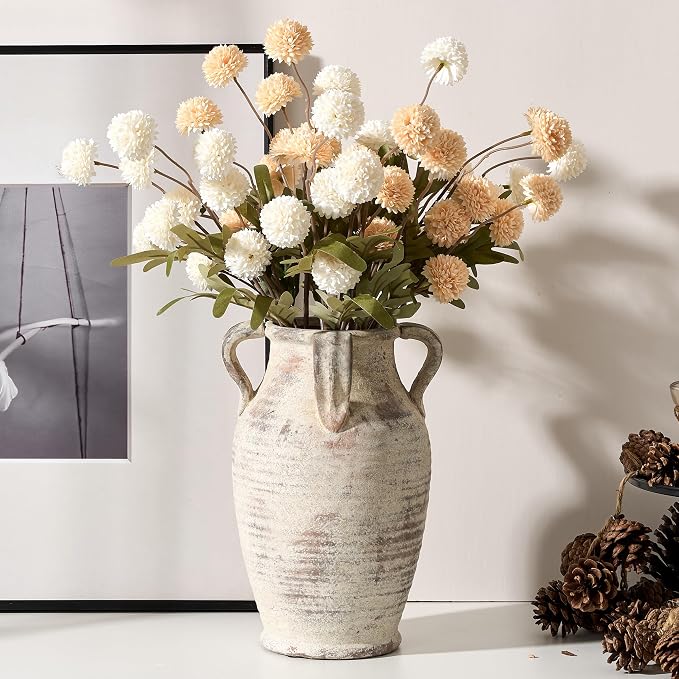 Emotionally Grounded Vase, Vaseking Large Ceramic Rustic Vase - Image 3