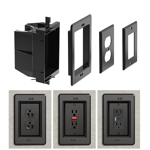 Recessed Outlet/Electrical Box Single Gang, by Magaliyo