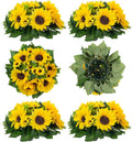 BLOSMON Fake Sunflowers Flower Centerpieces by Blosmon