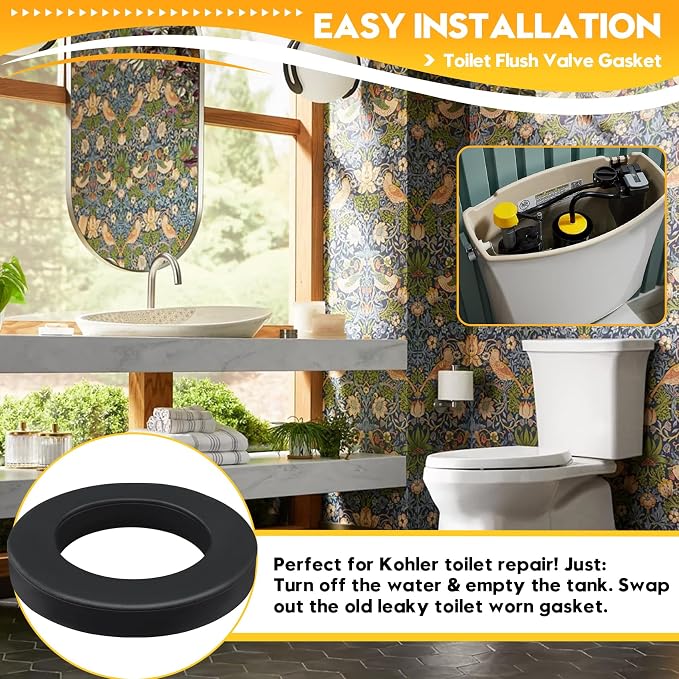 4 in. Toilet Flush Valve Gasket Fits - Image 7