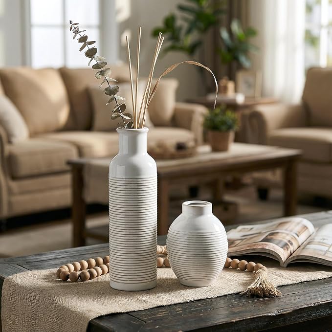 Rustic Farmhouse Vase Set of 3 - Image 6