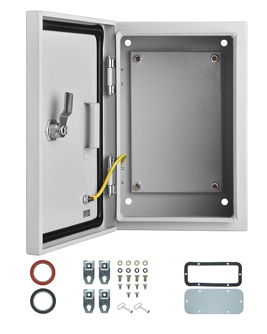 Waterproof Electrical Enclosure 12 x 8 x 6'', Outdoor Electrical Box by Unknown