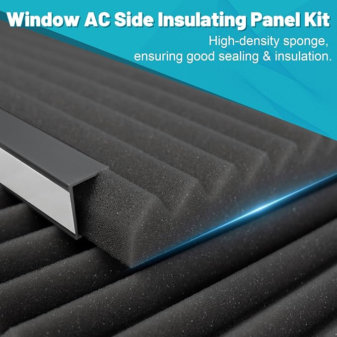 Window Air Conditioner Foam Insulation Panels, AC Side Insulating Panel Kit - Image 6