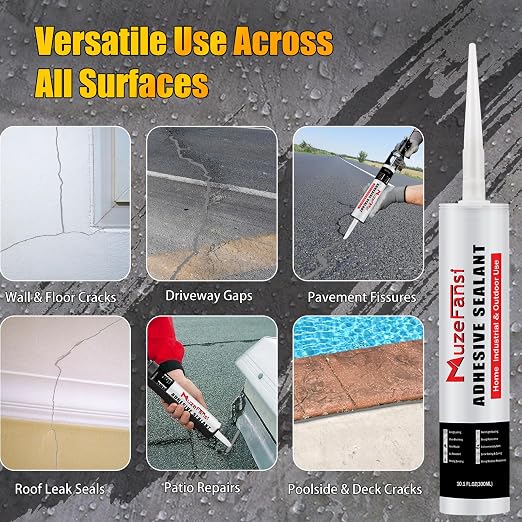 Cement Crack Filler, Concrete Crack Repair Sealant, Flexible Self-Leveling - Image 7
